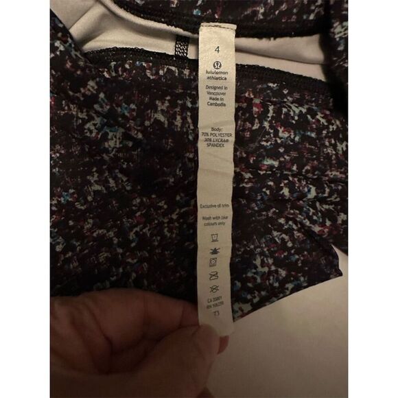 Lululemon Wunder Under Pant Women's Size 4 Blue High-Rise Leggings - Picture 4 of 5